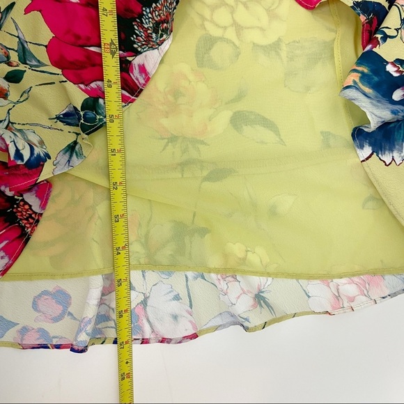 NWT Willow & Clay Ruffle Floral Maxi Dress - Picture 13 of 13